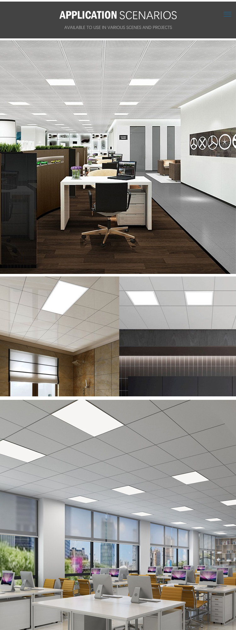 OBALS Newest Design Square Ceiling Lighting 25W 36W 40W 45W LED Panel
