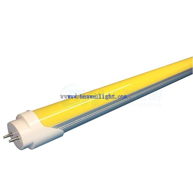 T8 হলুদ LED টিউব আলো এন্টি UV LED টিউব