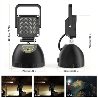 রিচার্জেবল ব্যাটারি চালিত LED ওয়ার্ক লাইট