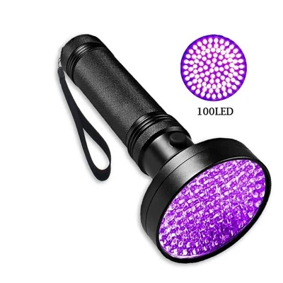 পোর্টেবল রিচার্জেবল UV টর্চলাইট