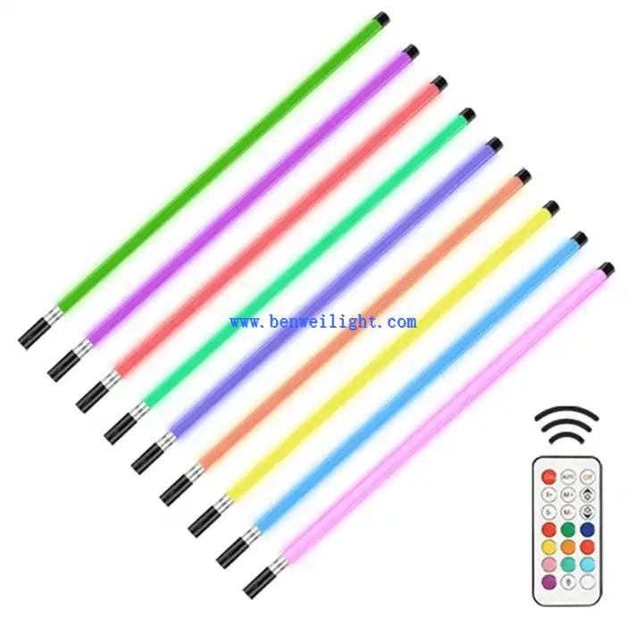 ফটোগ্রাফির জন্য 360 ডিগ্রি RGB LED ভিডিও লাইট স্টিক