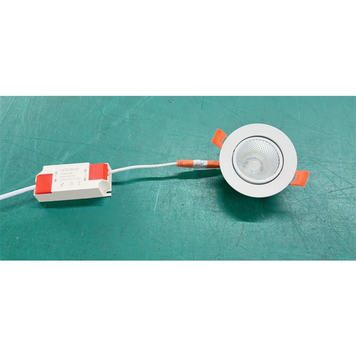 DC12V 5W COB কোণ সামঞ্জস্যযোগ্য LED ডাউনলাইট