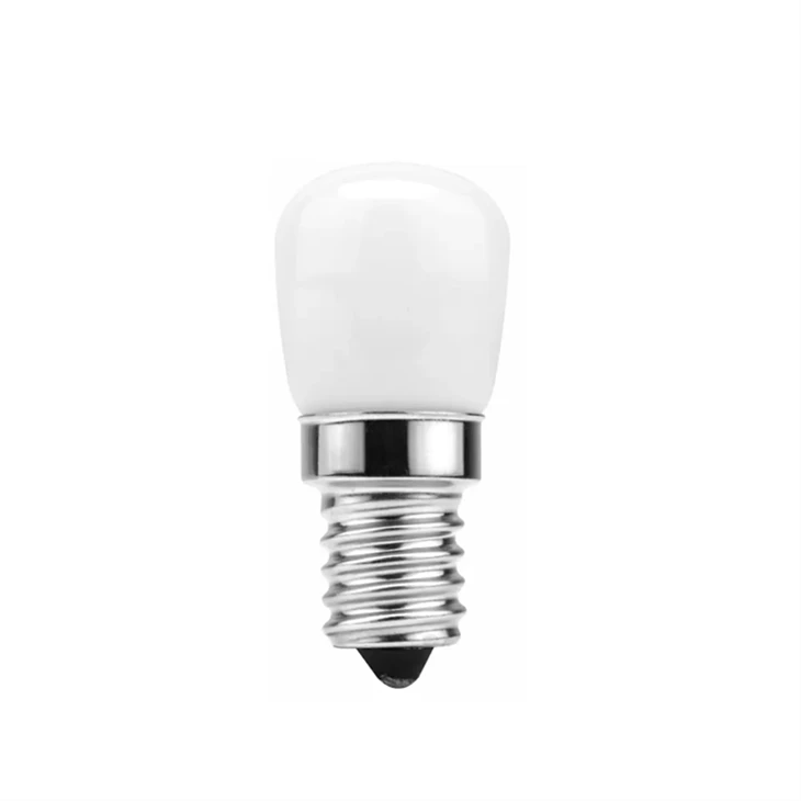 মিনি ফ্রিজ লাইট বাল্ব 110V 220V 1.5W B15 E12 E14 মিল্কি গ্লাস লেড ল্যাম্প