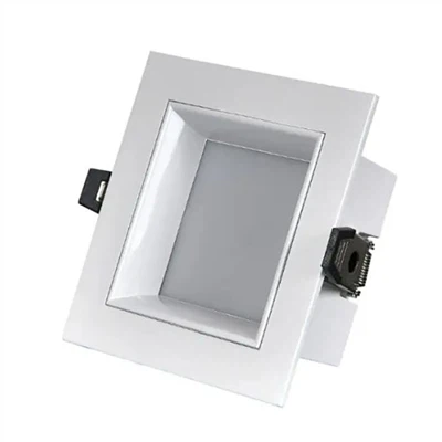 বর্গাকার/গোলাকার LED ডাউনলাইট - AC110V/220V রিসেসড সিলিং লাইট