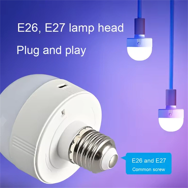Smart RGB LED Bulb - Modern Rechargeable & Dimmable (E26/E27 Base) suppliers